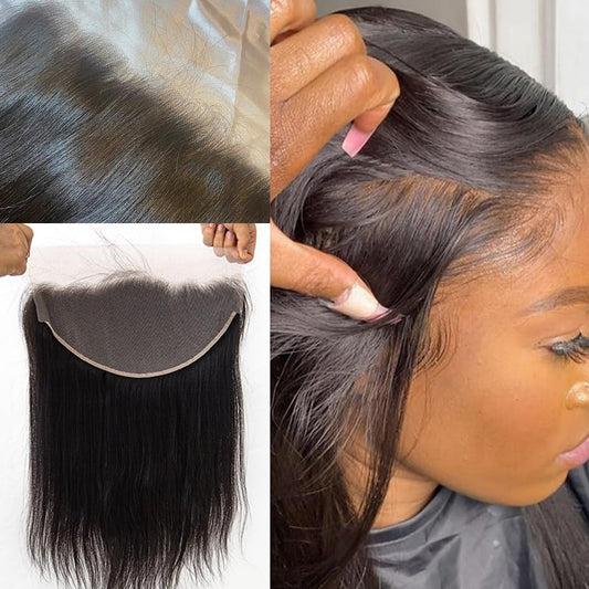 13x6 Swiss HD Lace Frontal - Premium Human Hair Frontal Closure